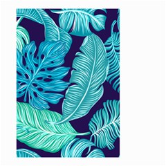 Tropical Greens Leaves Banana Small Garden Flag (two Sides) by Mariart