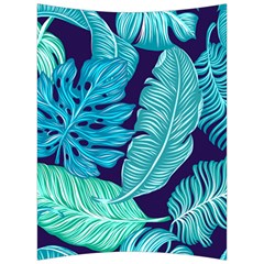 Tropical Greens Leaves Banana Back Support Cushion by Mariart