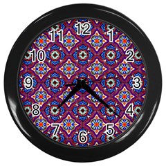 Ml 6-2 Wall Clock (black) by ArtworkByPatrick