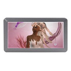 Wonderful Fairy With Feather Hair Memory Card Reader (mini) by FantasyWorld7