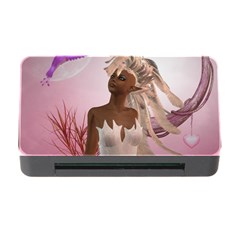 Wonderful Fairy With Feather Hair Memory Card Reader With Cf by FantasyWorld7