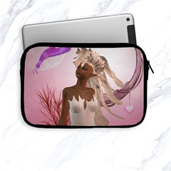 Wonderful Fairy With Feather Hair Apple Ipad Mini Zipper Cases by FantasyWorld7