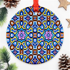 Ml 6-4 Round Ornament (two Sides) by ArtworkByPatrick