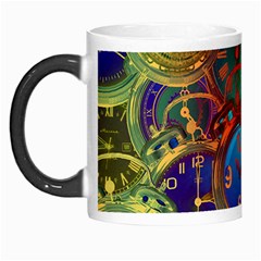 Time Clock Distortion Morph Mugs by Mariart