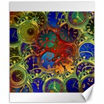 Time Clock Distortion Canvas 8  x 10  8.15 x9.66  Canvas - 1