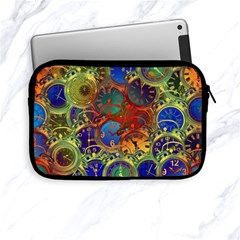 Time Clock Distortion Apple Ipad Mini Zipper Cases by Mariart