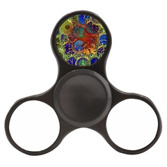 Time Clock Distortion Finger Spinner