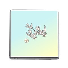 Peace Doves - Colourglide -  By Larenard Memory Card Reader (square 5 Slot)