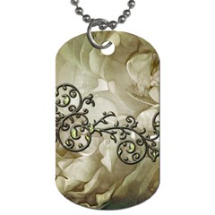 A Touch Of Vintage Dog Tag (one Side) by FantasyWorld7