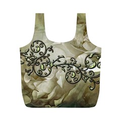 A Touch Of Vintage Full Print Recycle Bag (m) by FantasyWorld7