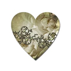 A Touch Of Vintage Heart Magnet by FantasyWorld7