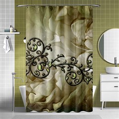 A Touch Of Vintage Shower Curtain 48  X 72  (small)  by FantasyWorld7