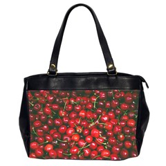 Cherries Jubilee Oversize Office Handbag (2 Sides) by WensdaiAmbrose