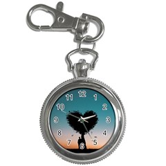 Tree Heart At Sunset Key Chain Watches by WensdaiAmbrose