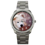 Puppy Love Sport Metal Watch Front