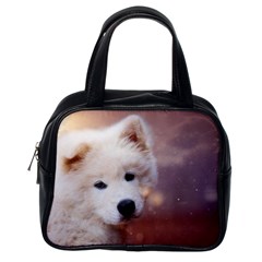 Puppy Love Classic Handbag (one Side) by WensdaiAmbrose