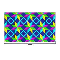 Pattern Star Abstract Background Business Card Holder by Pakrebo