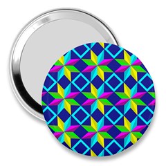 Pattern Star Abstract Background 3  Handbag Mirrors by Pakrebo