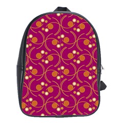 Pattern Wallpaper Seamless Abstract School Bag (large) by Pakrebo