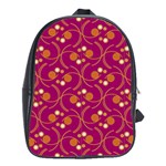 Pattern Wallpaper Seamless Abstract School Bag (Large) Front