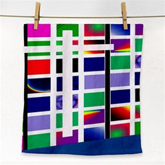 Color Graffiti Pattern Geometric Face Towel by Pakrebo