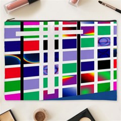 Color Graffiti Pattern Geometric Cosmetic Bag (xxxl) by Pakrebo