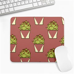 Cactus Pattern Background Texture Large Mousepads by Pakrebo