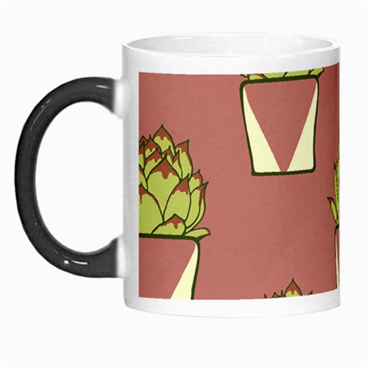 Cactus Pattern Background Texture Morph Mugs