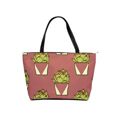 Cactus Pattern Background Texture Classic Shoulder Handbag by Pakrebo