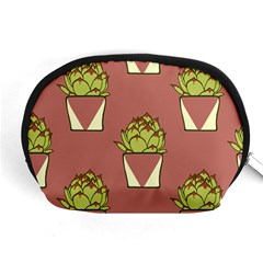 Cactus Pattern Background Texture Accessory Pouch (medium) by Pakrebo