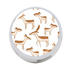 Seamless Deer Pattern Design 4-port Usb Hub (two Sides) by Pakrebo