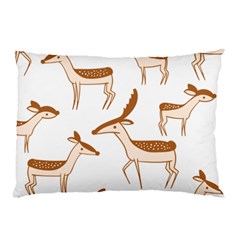 Seamless Deer Pattern Design Pillow Case (two Sides) by Pakrebo