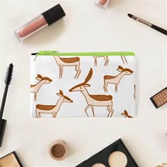 Seamless Deer Pattern Design Cosmetic Bag (xs) by Pakrebo