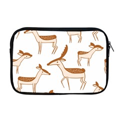 Seamless Deer Pattern Design Apple Macbook Pro 17  Zipper Case by Pakrebo