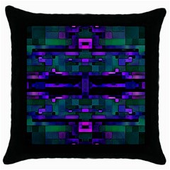 Abstract Pattern Desktop Wallpaper Throw Pillow Case (Black)