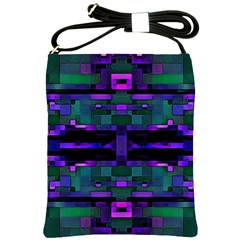 Abstract Pattern Desktop Wallpaper Shoulder Sling Bag by Pakrebo