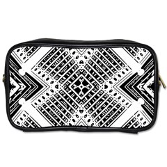 Pattern Tile Repeating Geometric Toiletries Bag (two Sides) by Pakrebo