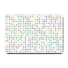 Dots Color Rows Columns Background Small Doormat  by Pakrebo