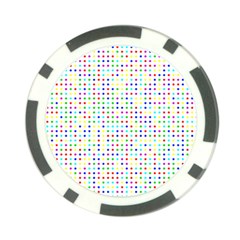 Dots Color Rows Columns Background Poker Chip Card Guard by Pakrebo