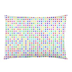 Dots Color Rows Columns Background Pillow Case by Pakrebo