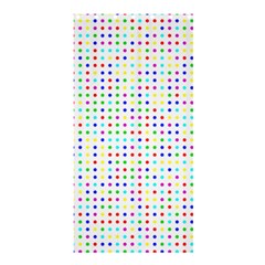 Dots Color Rows Columns Background Shower Curtain 36  X 72  (stall)  by Pakrebo