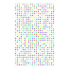 Dots Color Rows Columns Background Shower Curtain 48  X 72  (small)  by Pakrebo