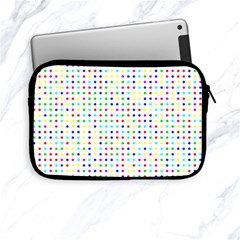 Dots Color Rows Columns Background Apple Ipad Mini Zipper Cases by Pakrebo