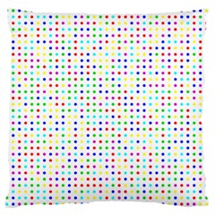 Dots Color Rows Columns Background Large Flano Cushion Case (one Side) by Pakrebo