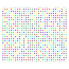 Dots Color Rows Columns Background Double Sided Flano Blanket (small)  by Pakrebo