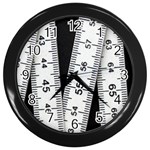 Build Bers Scale Craft Length Wall Clock (Black) Front