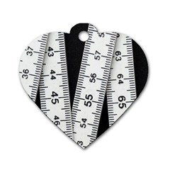 Build Bers Scale Craft Length Dog Tag Heart (two Sides) by Pakrebo