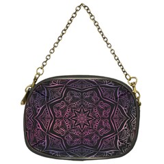 Mandala Neon Symmetric Symmetry Chain Purse (one Side) by Pakrebo