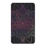 Mandala Neon Symmetric Symmetry Memory Card Reader (Rectangular) Front