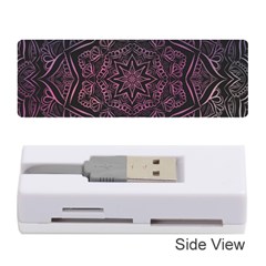 Mandala Neon Symmetric Symmetry Memory Card Reader (stick)